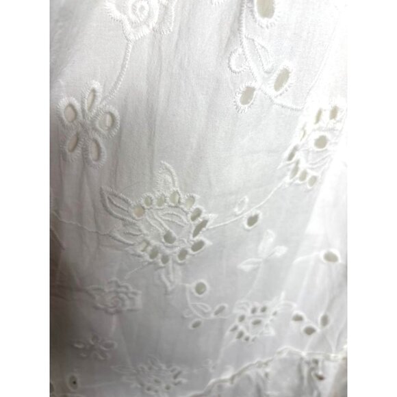 Anthropologie MISA Los Angeles Shadi Dress Medium Eyelet Embroidered Roses New - Picture 8 of 16
